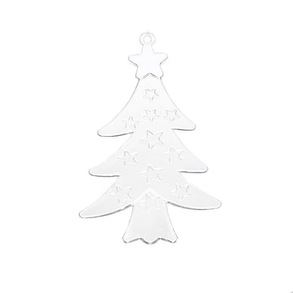 Clear Acrylic Christmas Decorative Accessories
