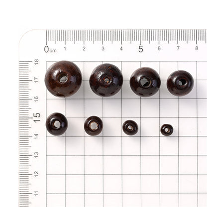Brown Natural Wood Beads