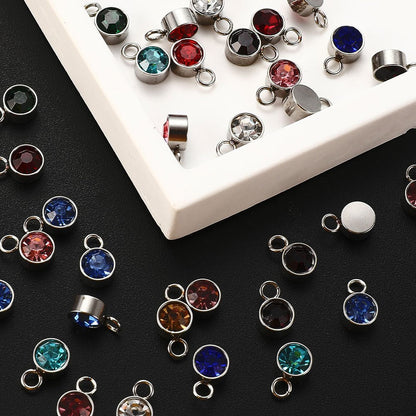 Birthstone Alloy Pendants