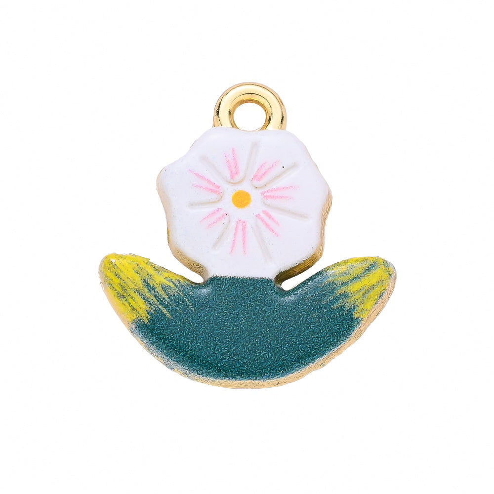 1-Piece Vintage Gold Animal & Nature Charm Pendant