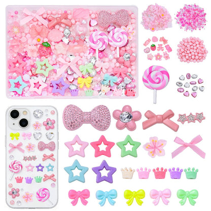 Pink Series Resin Patch Decorative Craft Set