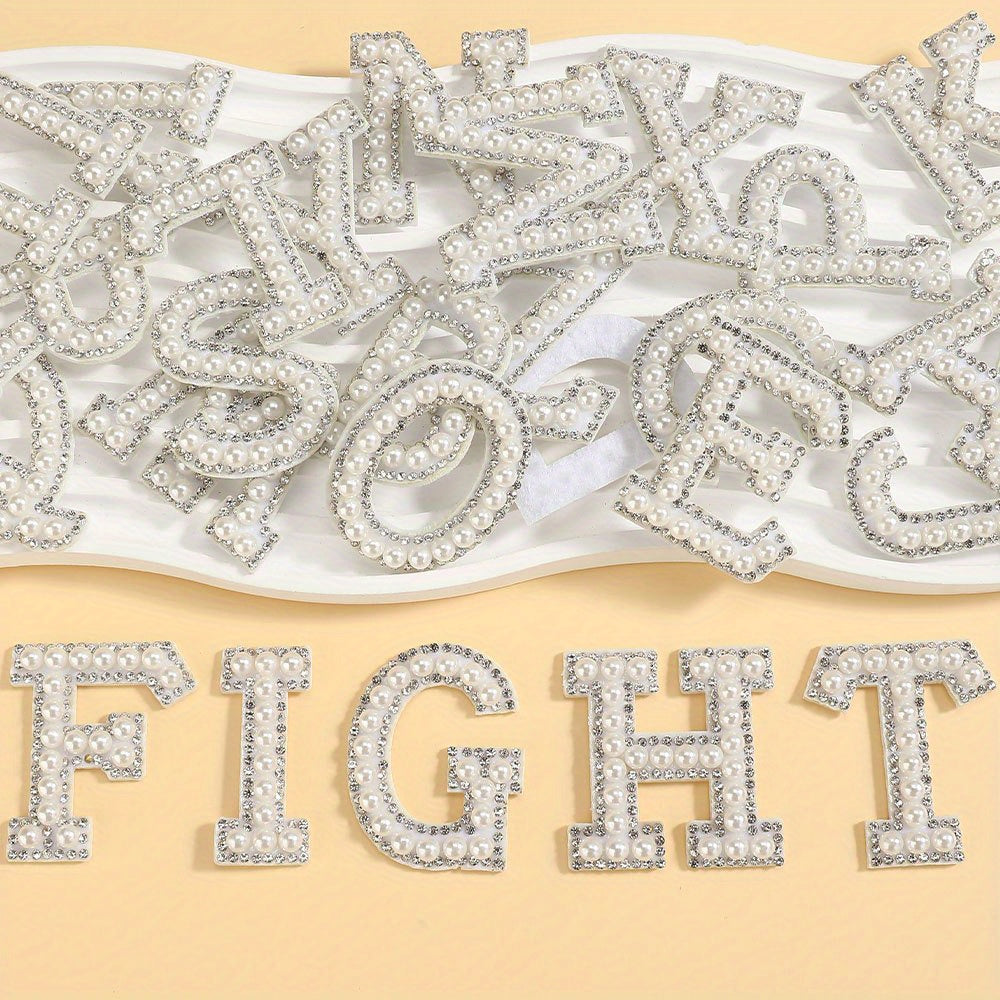 Alphabet Flatback Decorative Bead