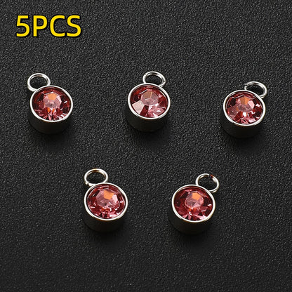Birthstone Alloy Pendants
