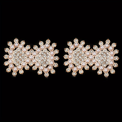 Stylish Acrylic Pearl and Rhinestone Flatback Embellishments