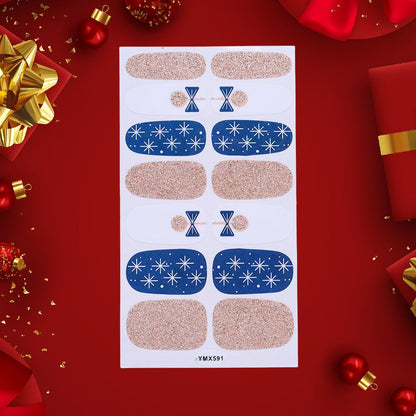 1 Sheet Christmas Nail Wrap Stickers