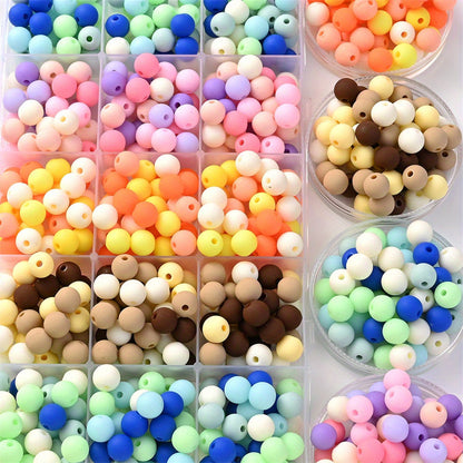 Color Series Matte Round Acrylic Spacer Beads