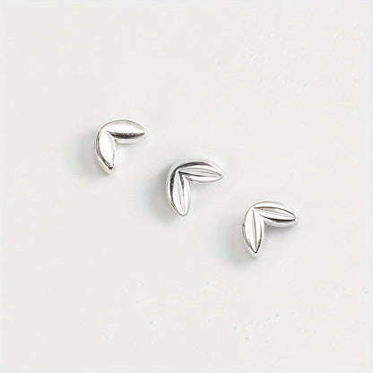 Gold & Silver Wheat Alloy Beads