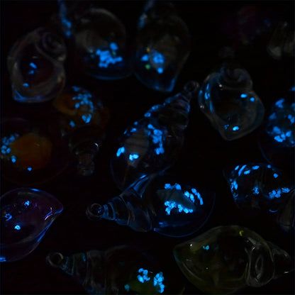 Luminous Transparent Conch Resin Pendants