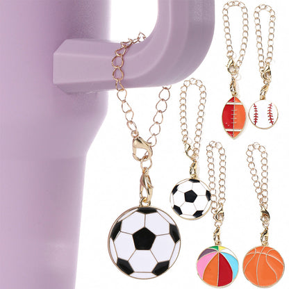 Sports Theme Enamel Pendant Charms