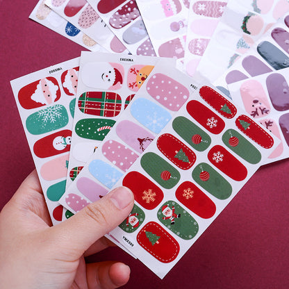 1 Sheet Christmas Nail Wrap Stickers