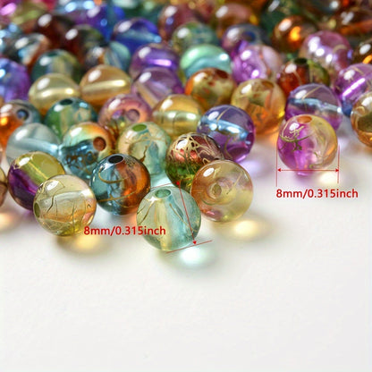 Sparkling Acrylic Spacer Beads