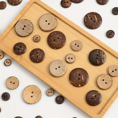 Natural Coconut Shell Wooden Buttons
