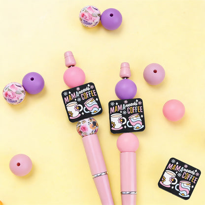 25/30pcs Mother's Day Sunflower Silicone Bead Set