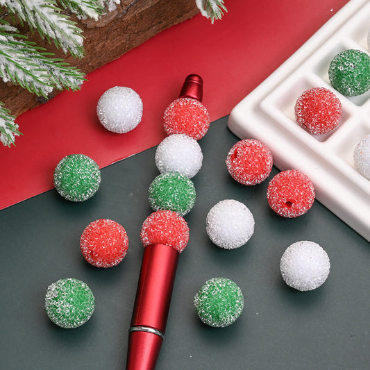 Mixed Color Round Resin Beads