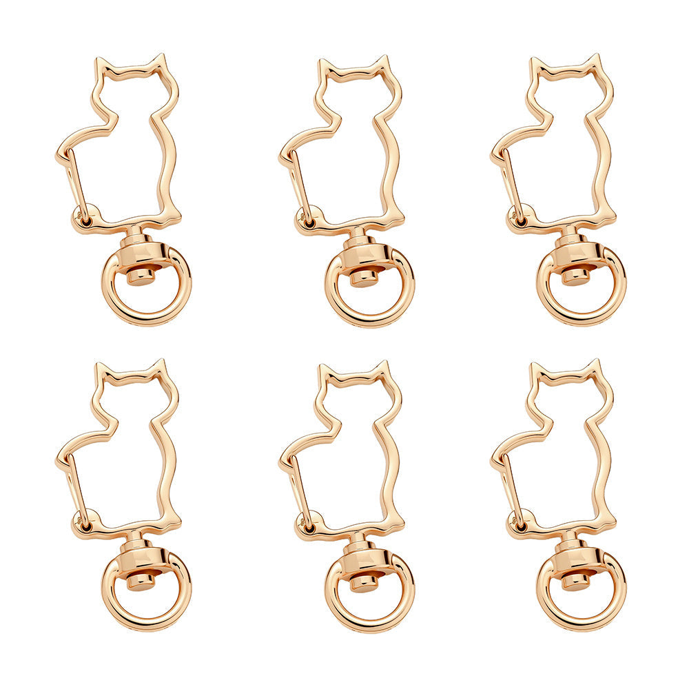 Golden & Silver Keychain Clasp Set