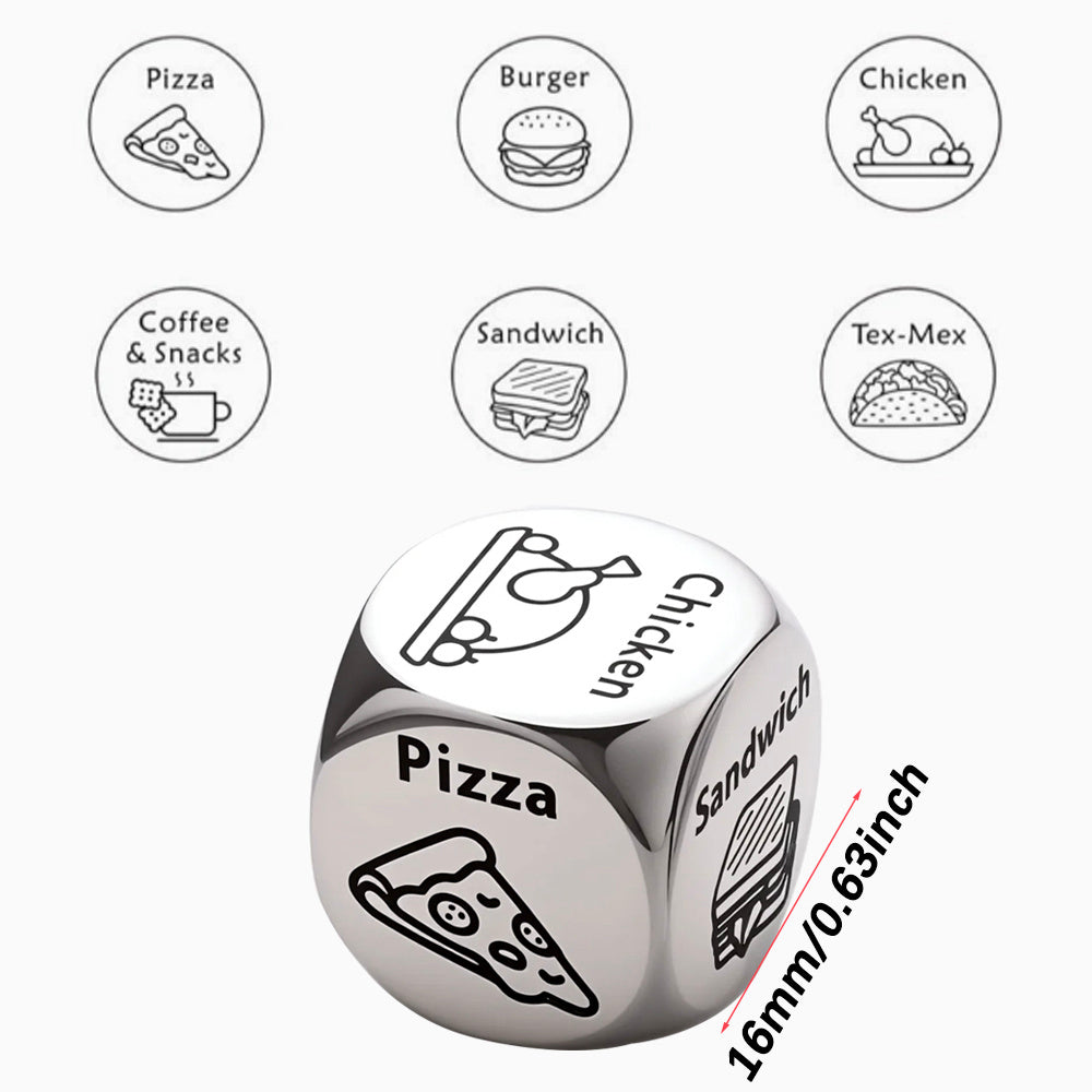 Stainless Steel Decision Making Dice Set