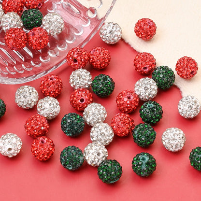 Christmas Resin Ball Beads
