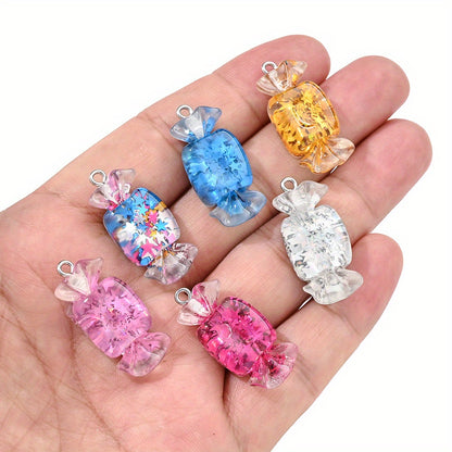 10pcs 14x32mm Candy Shape Pendants