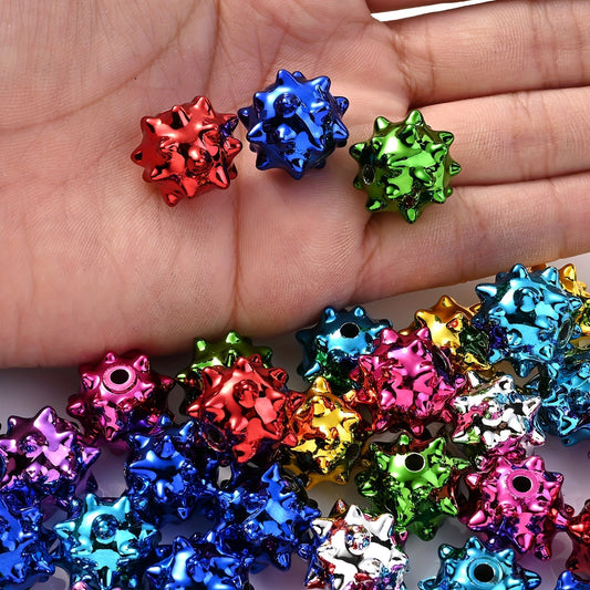 Colorful Acrylic Sea Urchin Beads