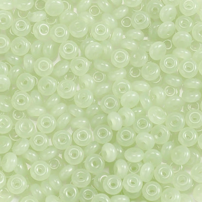 200pcs 3x6mm Colorful Glass Seed Abacus Beads