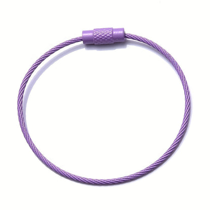 Large Round Stainless Steel Key Rings