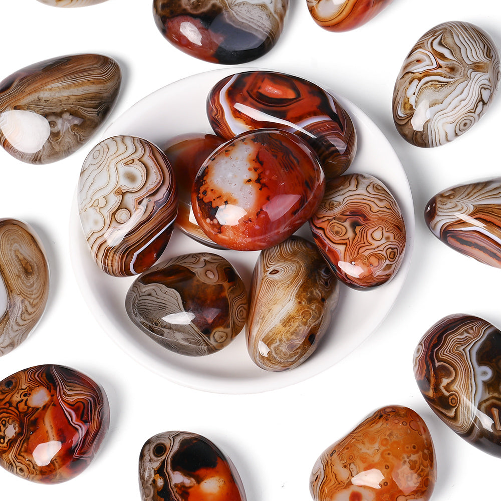 150g Irregular Natural Agate Stone Bead & Decor Set