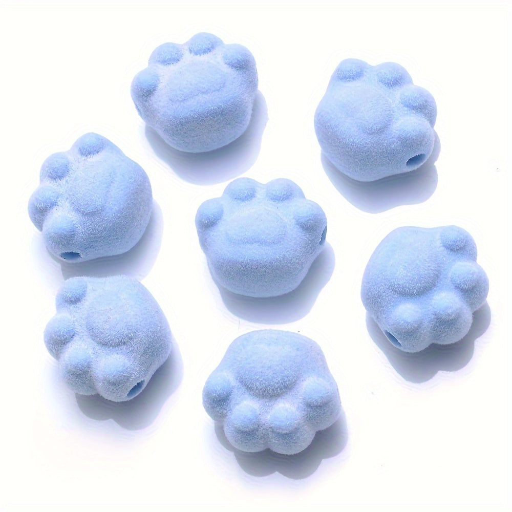 10PCS Multicolor Cat's Claw Acrylic Bead Set