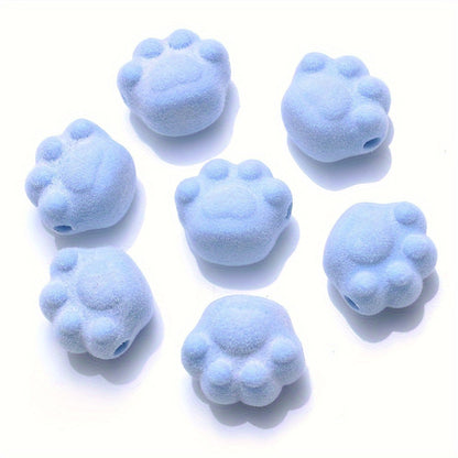 10PCS Multicolor Cat's Claw Acrylic Bead Set