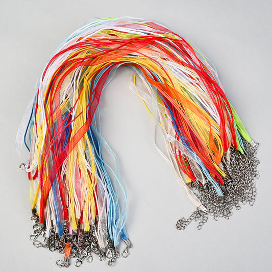 Organza Ribbon Necklace Cord Set