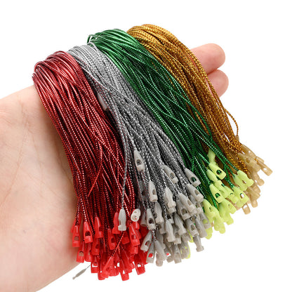 100PCS 20cm Christmas Ornament Hanging Cord Set