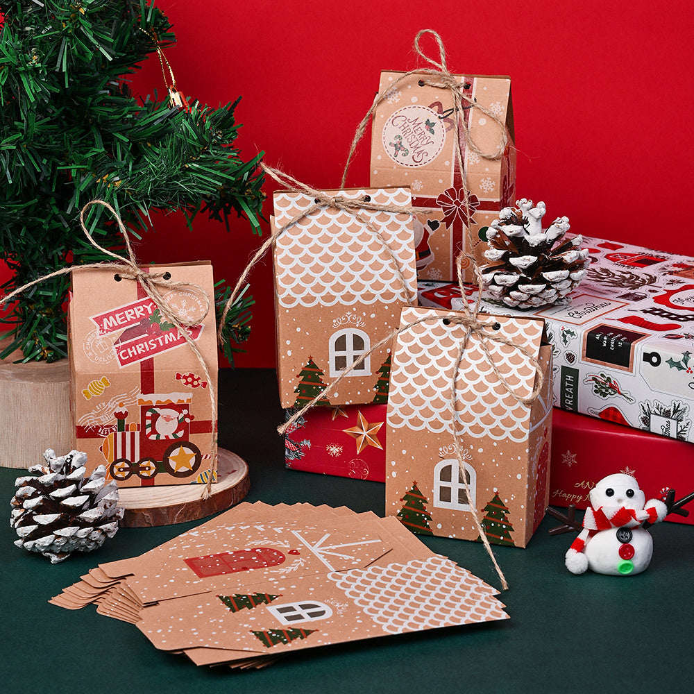 Christmas House Shaped Gift Boxes