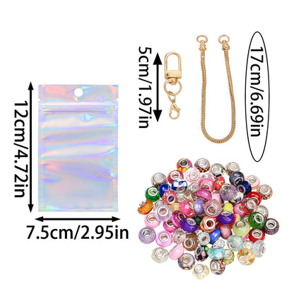 Beadable Chain Keychain Set
