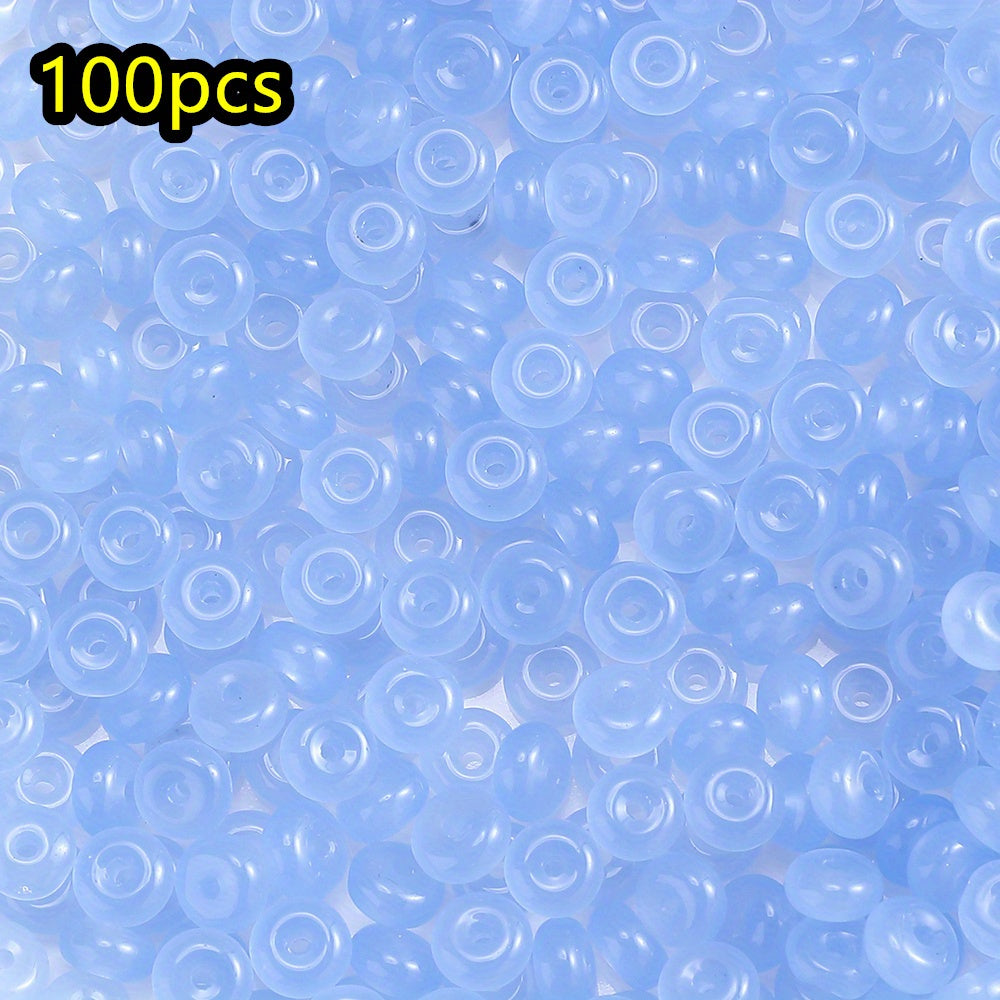 100pcs 3x6mm Multicolor Rondelle Glass Beads