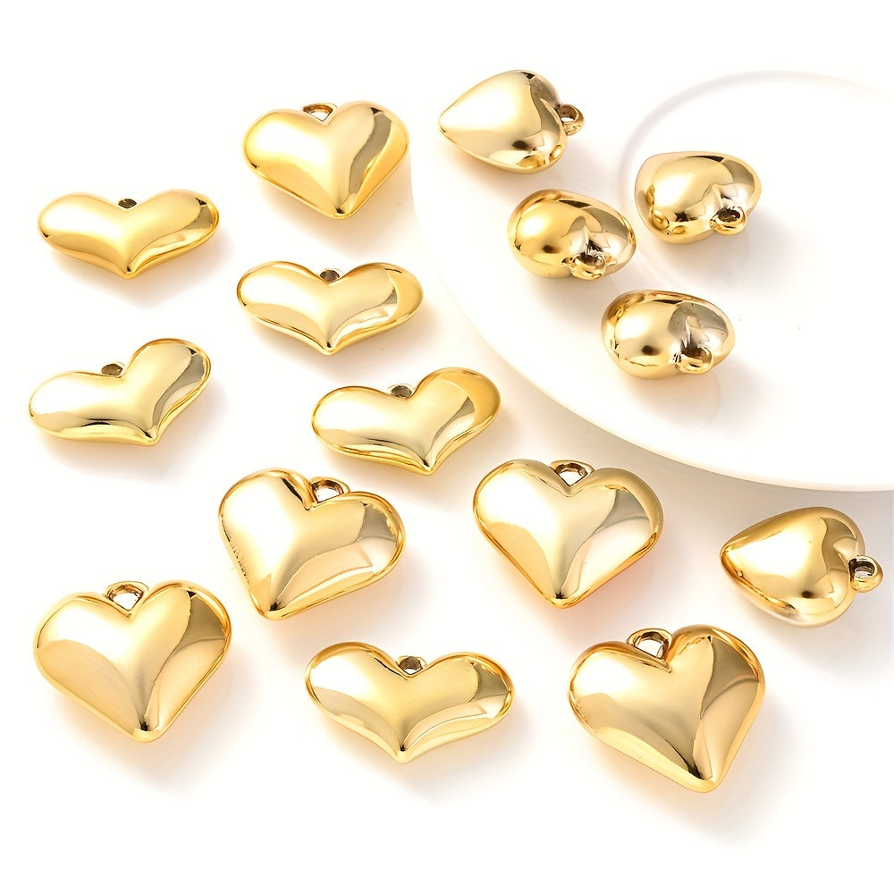 Gold Heart Pendants