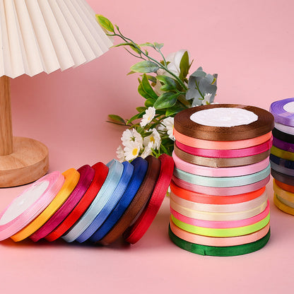 20PCS 6mm Satin Ribbon Set - 25 Yards Each