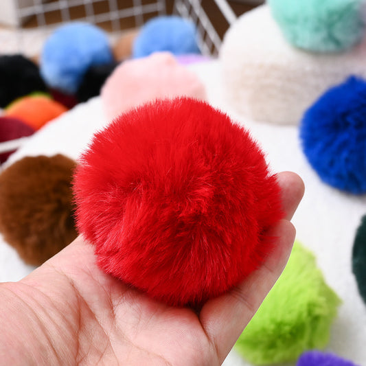 Soft Plush Pom Pom Pendants