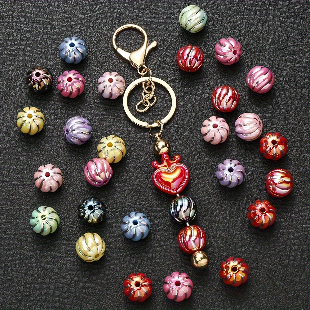 Pumpkin Acrylic Beads