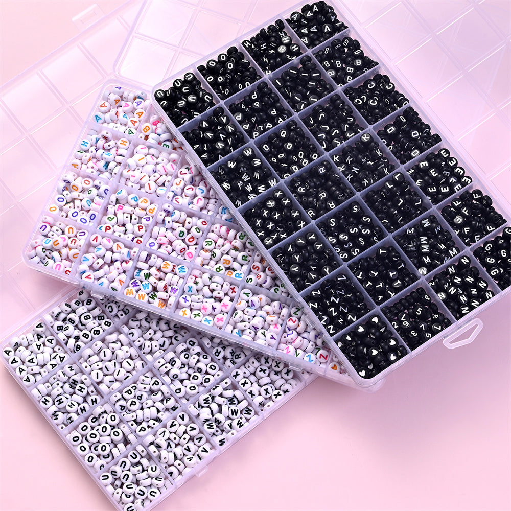 Acrylic Letter Beads Set