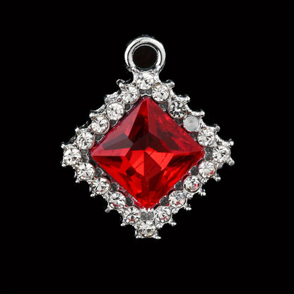 Square Alloy Pendant Set