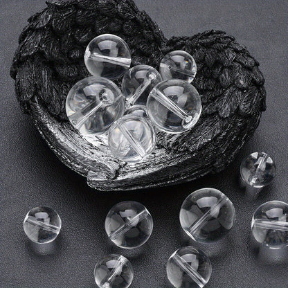 14/16/18/20/22/25/30mm Transparent Round Glass Beads