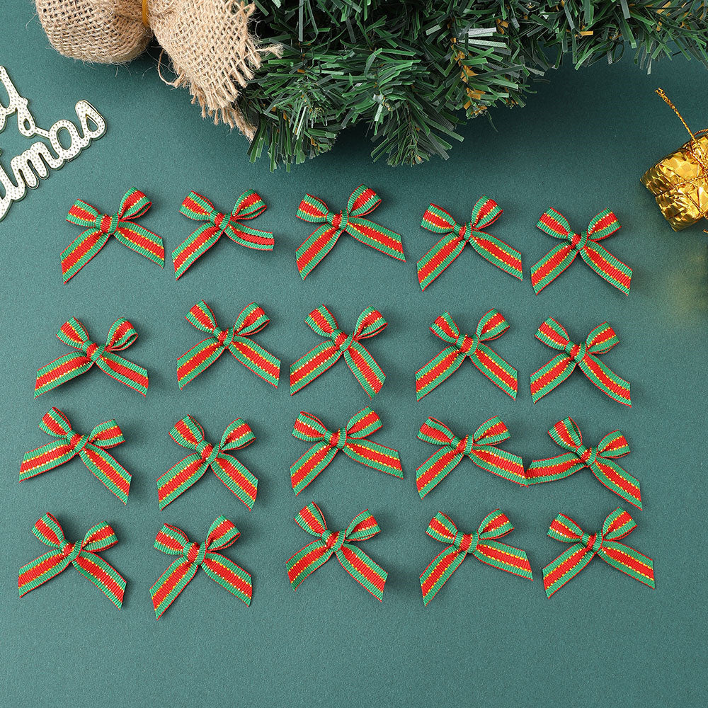 Christmas Mini Satin Ribbon Bows
