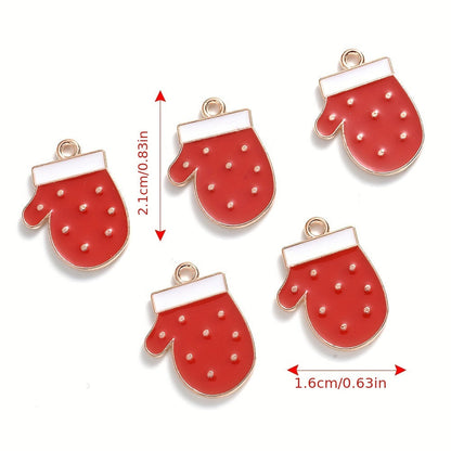 Mixed Metal Christmas Pendants