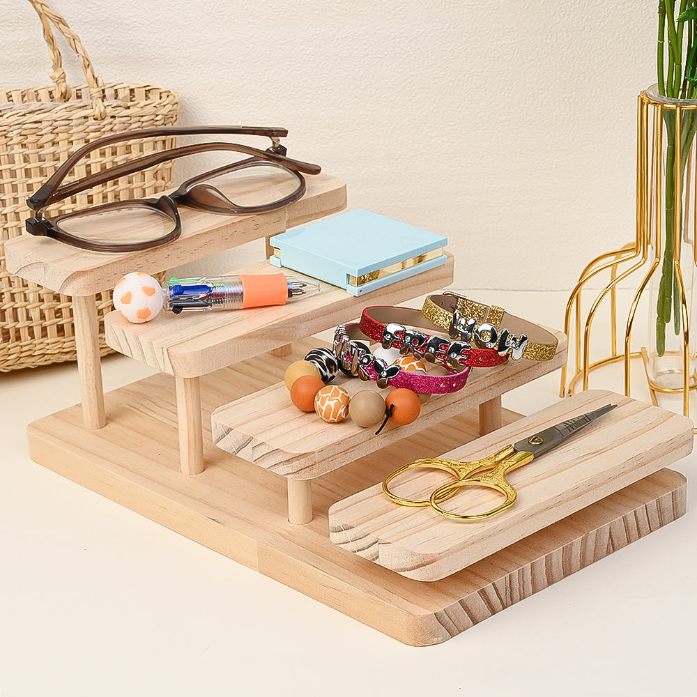Wooden Jewelry Display Stand