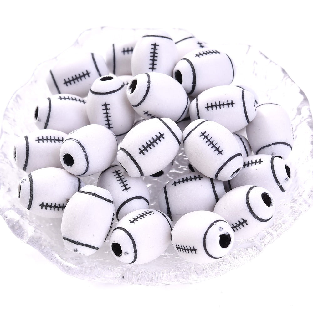50pcs 39 Styles Mixed Sports Ball Beads