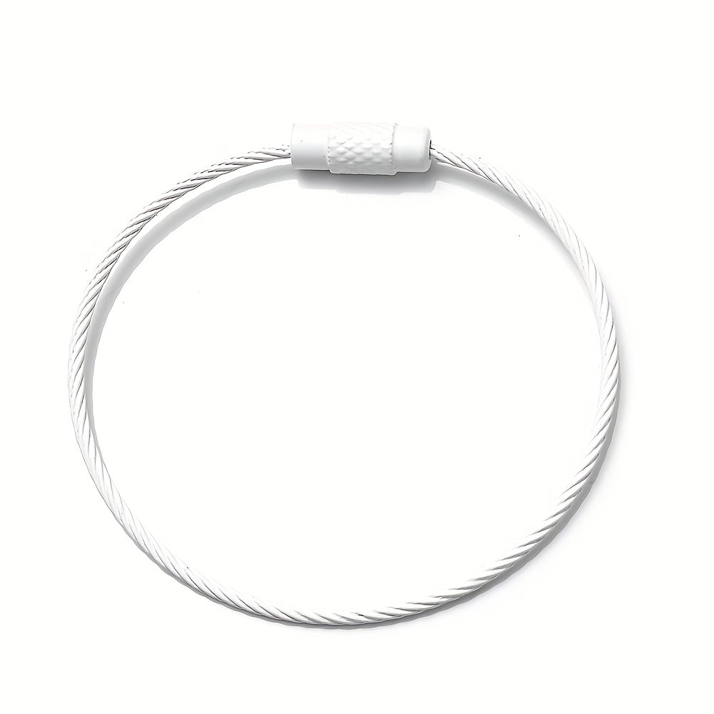 Large Round Stainless Steel Key Rings