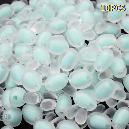 Colored Rabbit Head Acrylic Spacer Beads