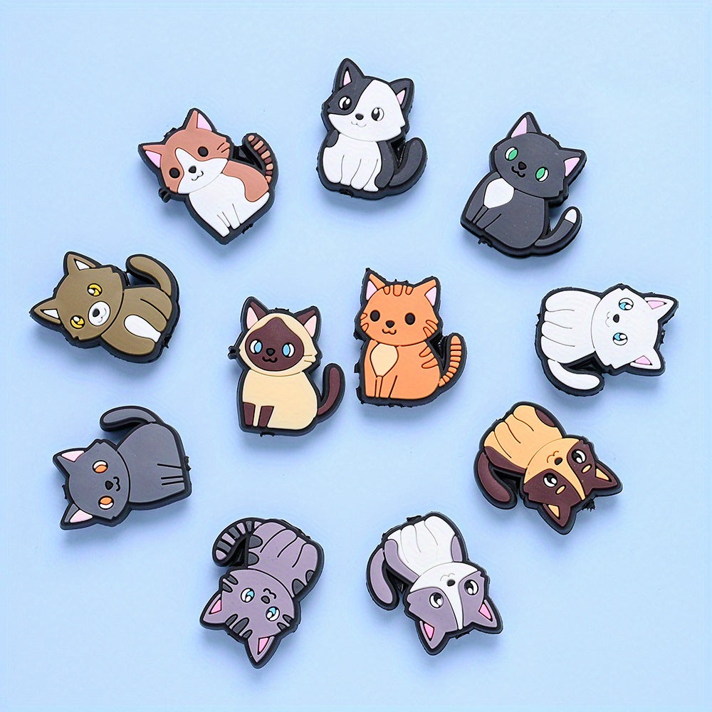 Cat Silicone Focal Beads
