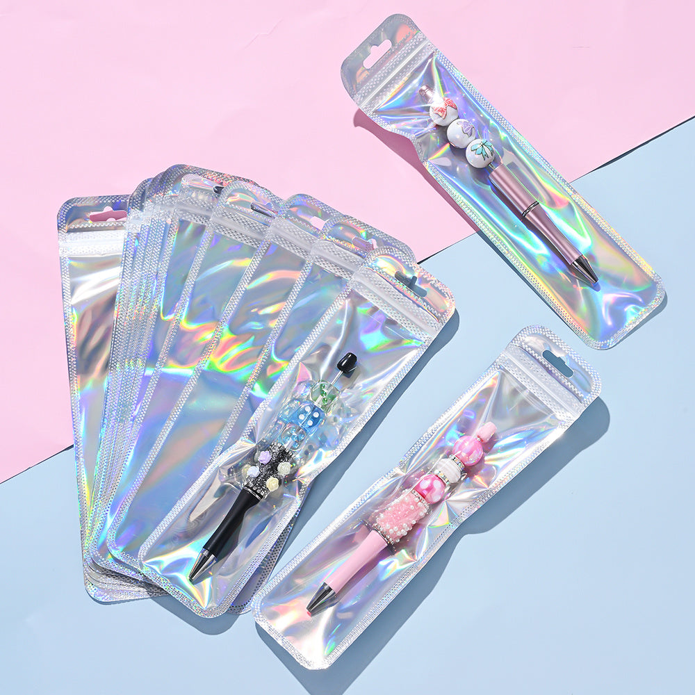 Iridescent Self-Sealing Jewelry Bags