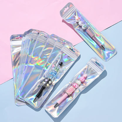 Iridescent Self-Sealing Jewelry Bags