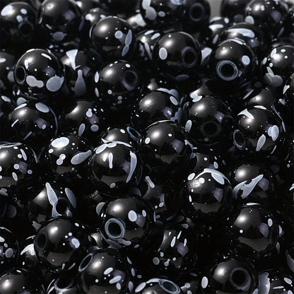 Acrylic Ink Round Beads